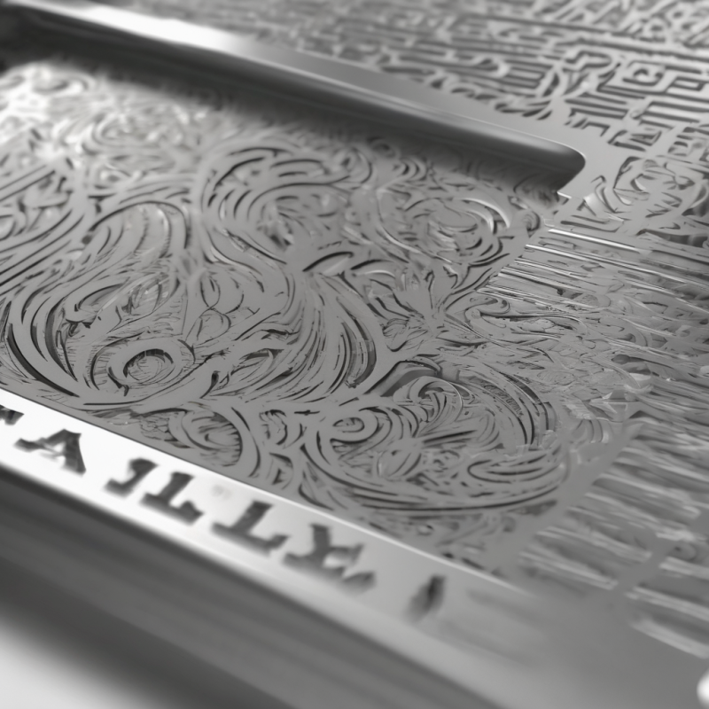 laser aluminium engraving